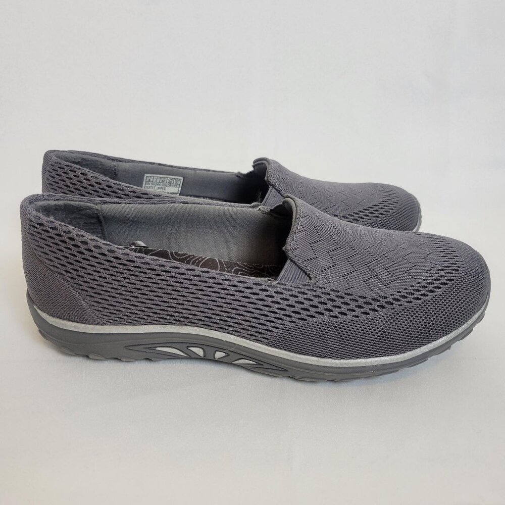 Skechers Women's Reggae Fest-Willows Dark Gray Casual Shoes Flats